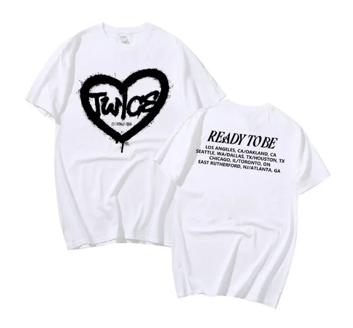 Camiseta Unissex Twice Ready To Be Tour