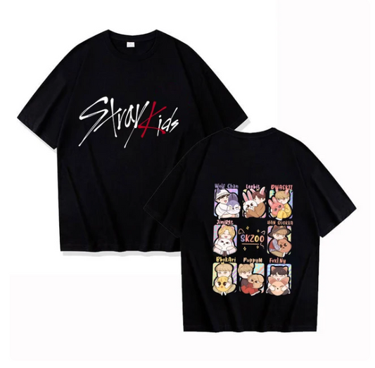 Camiseta Unissex StrayKids Skzoo