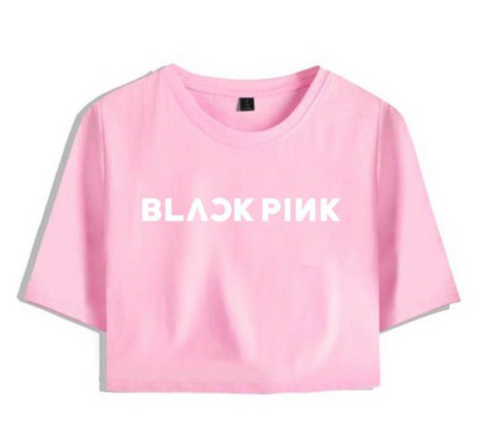 Cropped Feminino Simples Blackpink