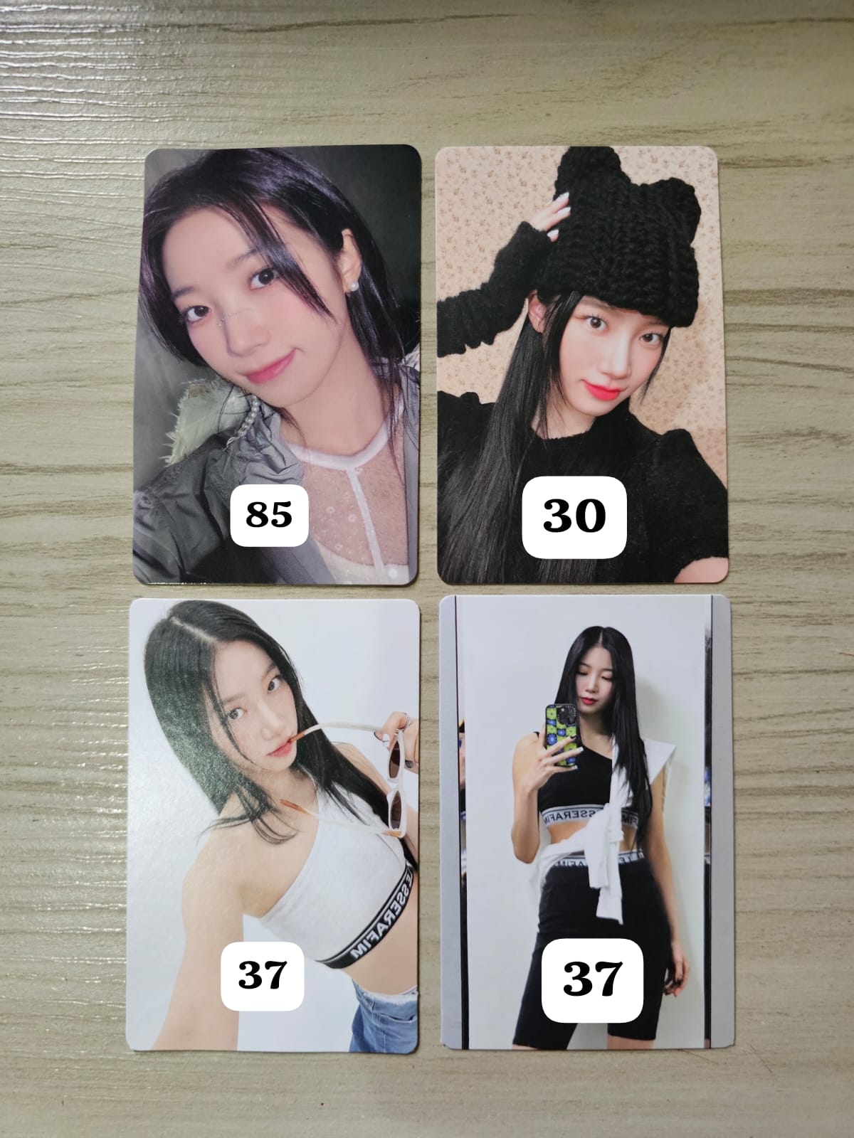 PHOTOCARDS DIVERSOS KAZUHA LE SSERAFIM (Frete incluso)