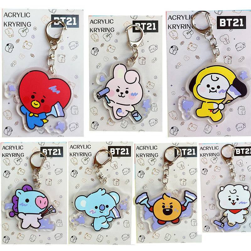 Chaveiro BTS BT21 (2 versões)