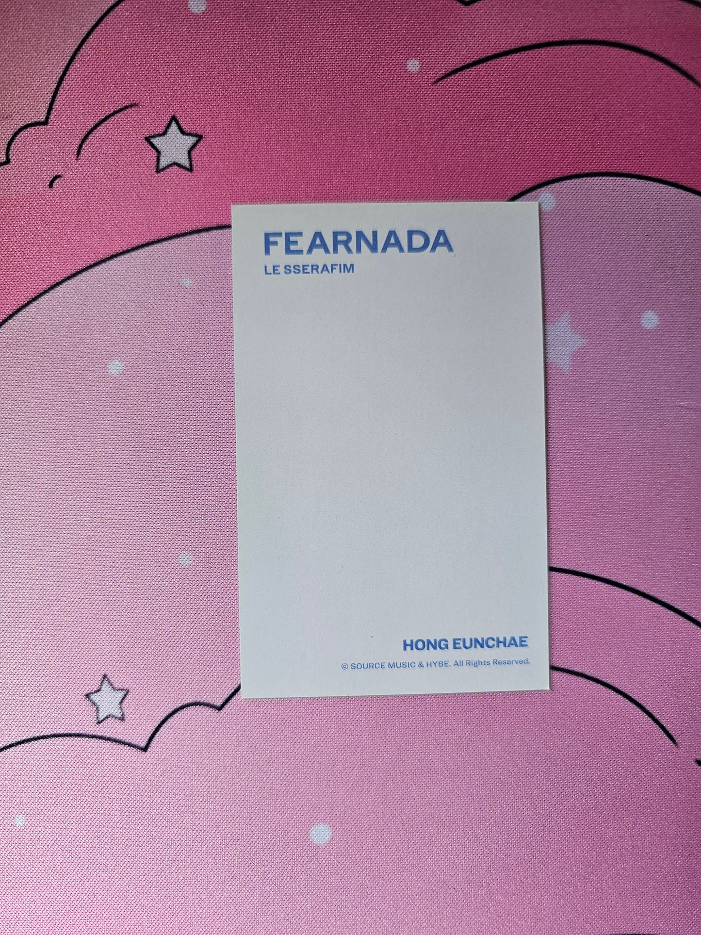 Photocard Eunchae Fearnada - LE SSERAFIM